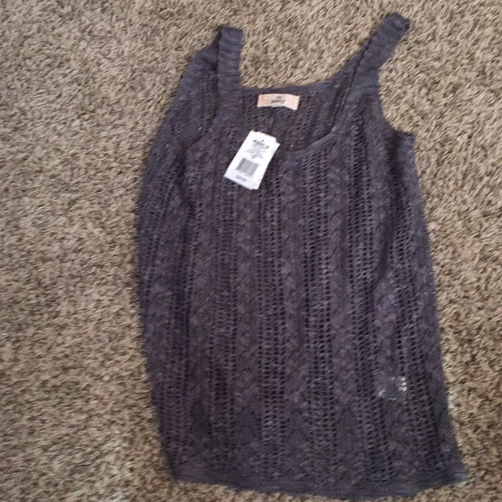A net pink republic gray shirt